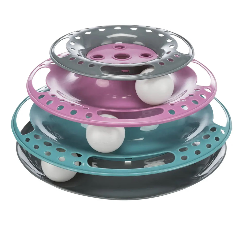 Trixie Cat Circle Tower – Catch the Balls Interactive Cat Toy