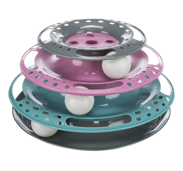 Trixie Cat Circle Tower – Catch the Balls Interactive Cat Toy